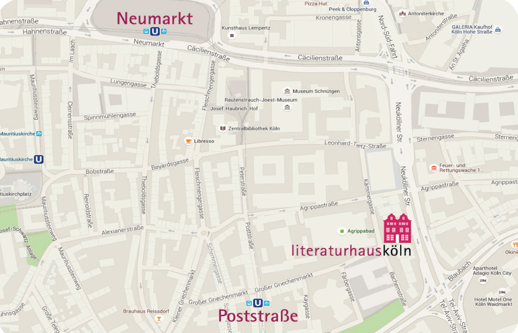 Ausschnittsplan Literaturhaus